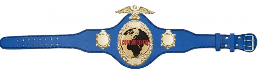 CUSTOM CHAMPIONSHIP BELT PLT288/G/CUSTOM - AVAILABLE IN 4 COLOURS